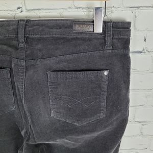 BUFFALO | Iron mid rise slim fit stretch micro corduroy pants